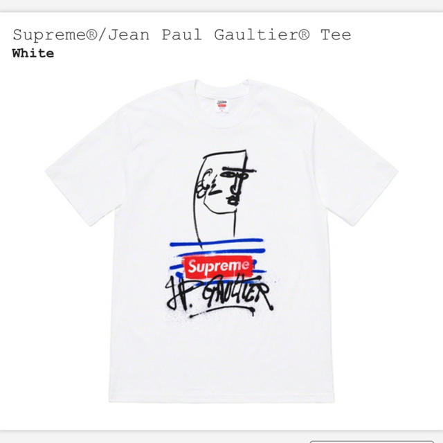 supreme jean paul gaultier tee 白 Mメンズ