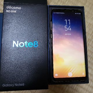 ギャラクシー(galaxxxy)のGalaxy note8  ゴールド　ドコモ(スマートフォン本体)