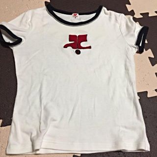 クレージュ(Courreges)のcourreges  Tシャツ白(Tシャツ(半袖/袖なし))