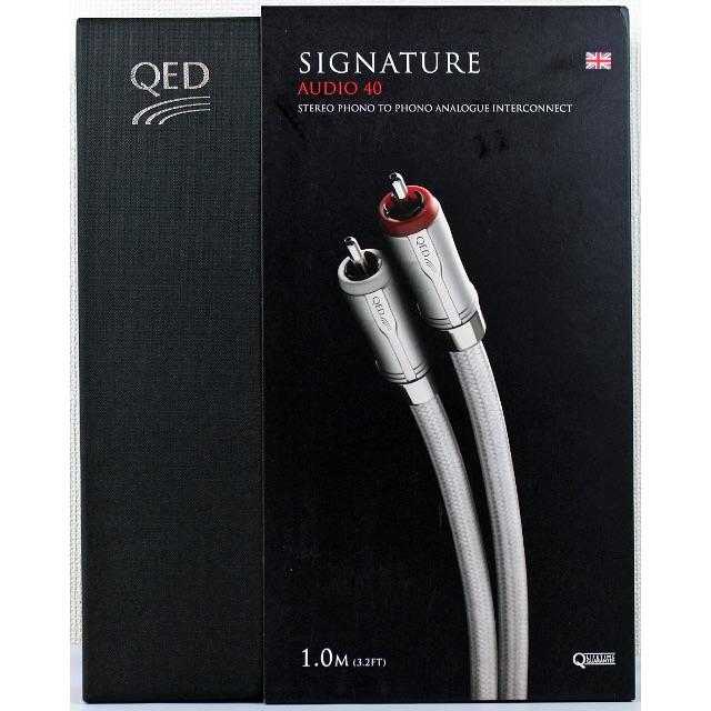 QED Signature シグネイチャー Audio 40 RCA オーディオ QED Signature シグネイチャー Audio 40 RCA オーディオ