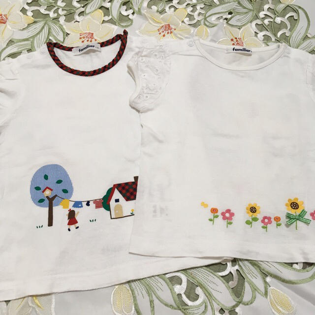 familiar(ファミリア)のファミリア チュニック Tシャツ キッズ/ベビー/マタニティのキッズ服女の子用(90cm~)(Tシャツ/カットソー)の商品写真