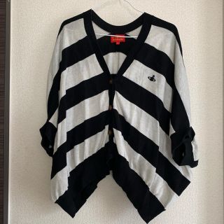 ヴィヴィアンウエストウッド(Vivienne Westwood)のVivienne Westwood ドルマン 半袖カーディガン(カーディガン)