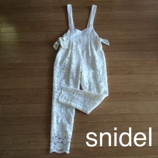 スナイデル(SNIDEL)のsnidel❤︎サイドリボンサロペット(サロペット/オーバーオール)