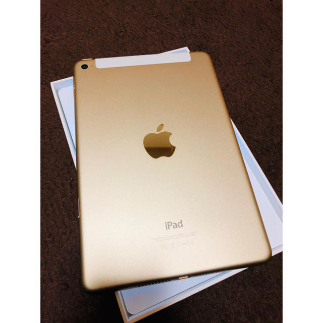 iPad mini4 64GB ゴールド セルラーモデル SIMロック解除済み 2
