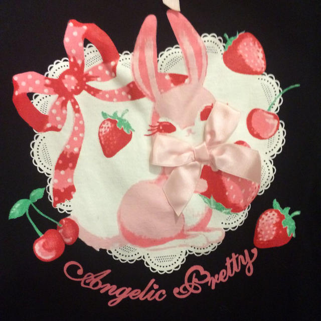 Angelic Pretty(アンジェリックプリティー)の♡Cherry Berry Bunny♡ レディースのトップス(Tシャツ(半袖/袖なし))の商品写真