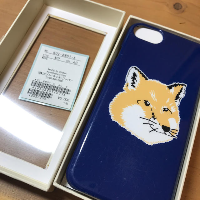 MAISON KITSUNE' - maison kitsune iPhone ケースの通販 by どうも。's shop｜メゾンキツネならラクマ