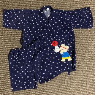 値下げしました☆120サイズ☆夏祭りにピッタリ!!甚平(甚平/浴衣)