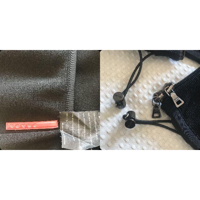 PRADA(プラダ)の●リクエスト●プラダスポーツ●限定入手困難●ニットパーカーＷジップブルゾン●黒 メンズのトップス(パーカー)の商品写真