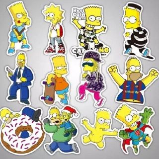 シンプソン(SIMPSON)の12枚　シンプソンズ　ステッカー(ステッカー)