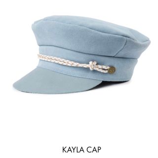 ルームサンマルロクコンテンポラリー(room306 CONTEMPORARY)のBrixton KAYLA CAP BLUE STONE   S サイズ　新品(キャスケット)