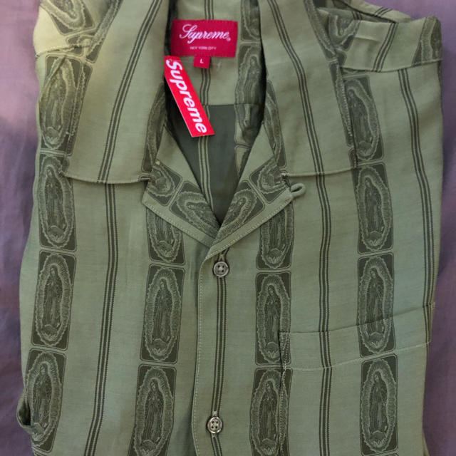 Supreme Guadalupe S/S Shirt サイズL green 1