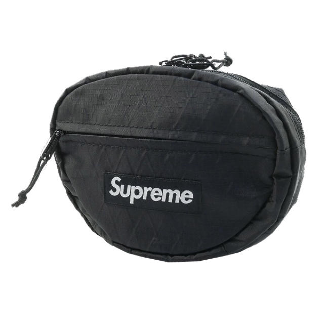 Supreme waist bag 18aw ブラック