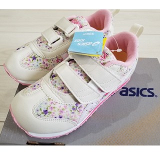 アシックス(asics)の新品 18cm アシックス アイダホ ミニ 花柄 ピンク系(スニーカー)