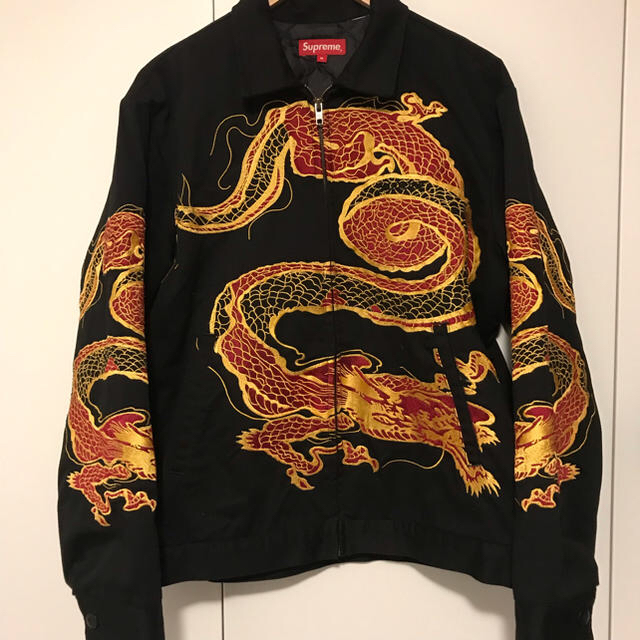 Supreme(シュプリーム)の【M】Supreme dragon work jacket 18fw メンズのジャケット/アウター(ブルゾン)の商品写真