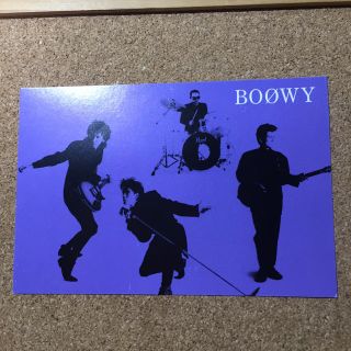 お値下げ！レア！！！BOOWY　　 当時のポストカード(ミュージシャン)