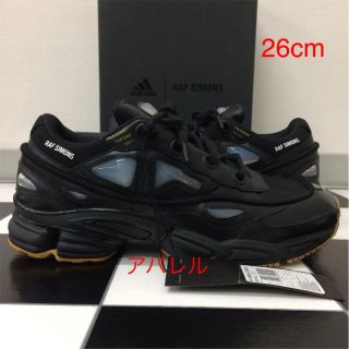 ラフシモンズ(RAF SIMONS)の新品正規品 26cm adidas ラフシモンズ OZWEEGO BUNNY 黒(スニーカー)