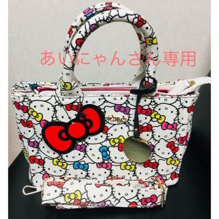 ハローキティ(ハローキティ)の【新品】AMONNLISA× Hello Kitty のハンドバッグ(ハンドバッグ)