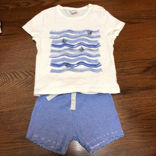 プチバトー(PETIT BATEAU)のプチバトー 短パン 美品(パンツ/スパッツ)