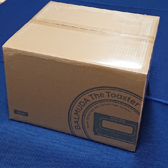 ②新品未開封 バルミューダ トースター黒 K01E-KG 納品書付属(保証つき