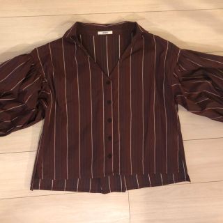 ムルーア(MURUA)の【美品】MURUA バルーン袖シャツ(シャツ/ブラウス(長袖/七分))