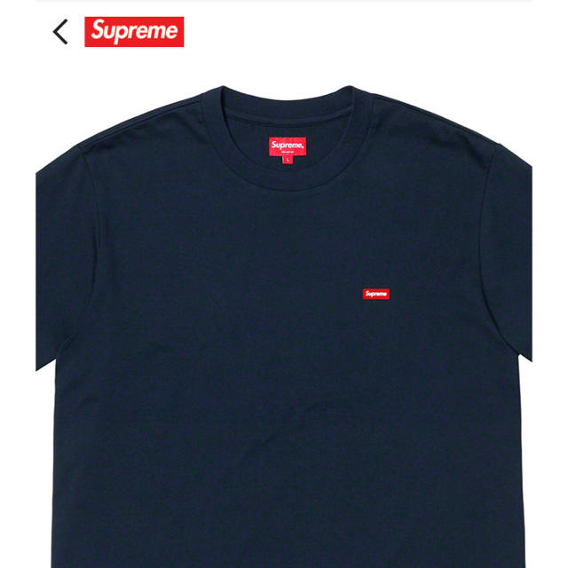 Supreme(シュプリーム)のSupreme Small Box Tee Navy Lサイズ メンズのトップス(Tシャツ/カットソー(半袖/袖なし))の商品写真