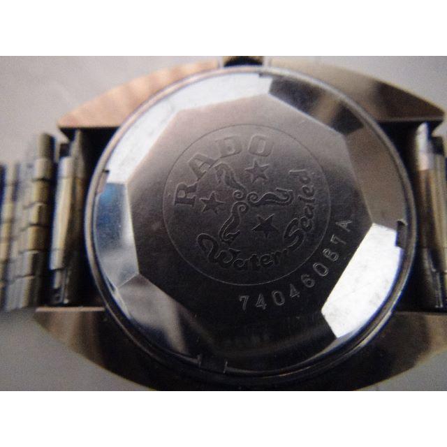 RADO(ラドー)のラドー　バルボアメンズ腕時計、自動巻き、稼動品美品７面カットガラス メンズの時計(腕時計(アナログ))の商品写真