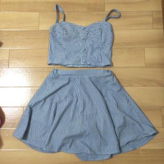 セシルマクビー(CECIL McBEE)の再出品、ビスチェセットアップ(セット/コーデ)