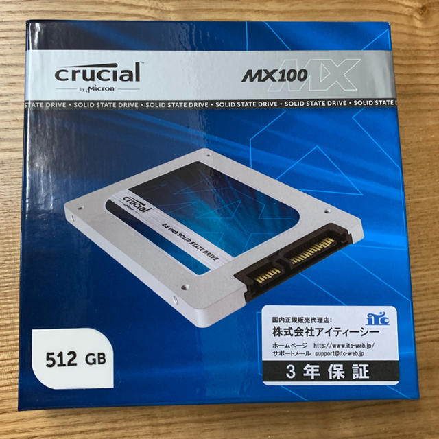 PCパーツCT512MX100SSD1 SSD 512GB