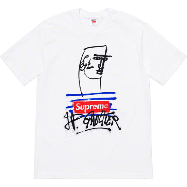 注目ブランド M - Supreme Supreme 国内正規品 白 Gaultier Paul Jean Tシャツ/カットソー(半袖/袖なし)