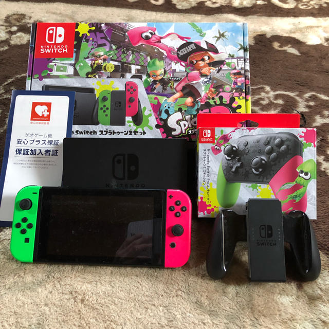 ※ソフト無し ニンテンドースイッチ スプラトゥーン2セット プロコン付