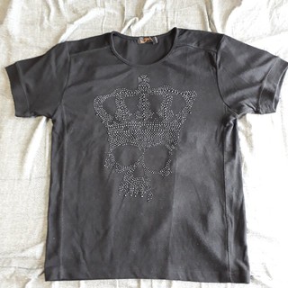 ドレスキャンプ(DRESSCAMP)のキラキララインストーン付Tシャツ(Tシャツ/カットソー(半袖/袖なし))