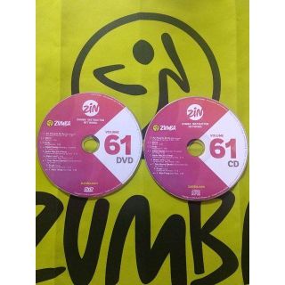 ズンバ(Zumba)のZUMBA　ズンバ　ZIN61　CD＆DVD　インストラクター専用(スポーツ/フィットネス)