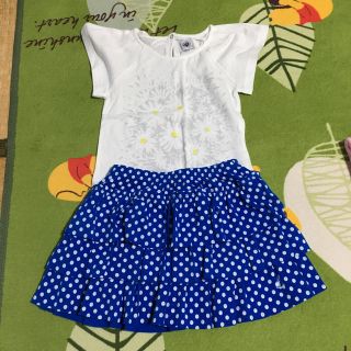 プチバトー(PETIT BATEAU)のプチバトー Tシャツ スカート 上下セット✩.*˚(その他)