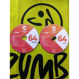 ズンバ(Zumba)のZUMBA　ズンバ　ZIN64　CD＆DVD　インストラクター専用(スポーツ/フィットネス)