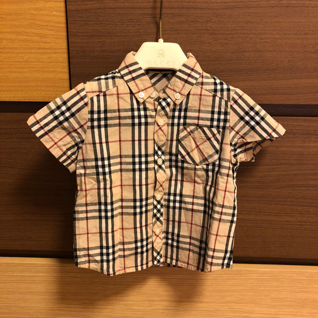 BURBERRY(バーバリー)のバーバリー チェックシャツ 美品 キッズ/ベビー/マタニティのキッズ服男の子用(90cm~)(ブラウス)の商品写真