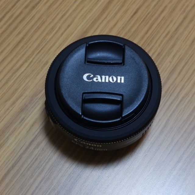 Canon(キヤノン)の【ハル太様専用】EF-S 24mm 1:2.8 STM CANON  LENS  スマホ/家電/カメラのカメラ(レンズ(単焦点))の商品写真