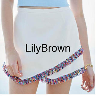 リリーブラウン(Lily Brown)の深キョン着用 フリンジショートパンツ LilyBrown(ショートパンツ)