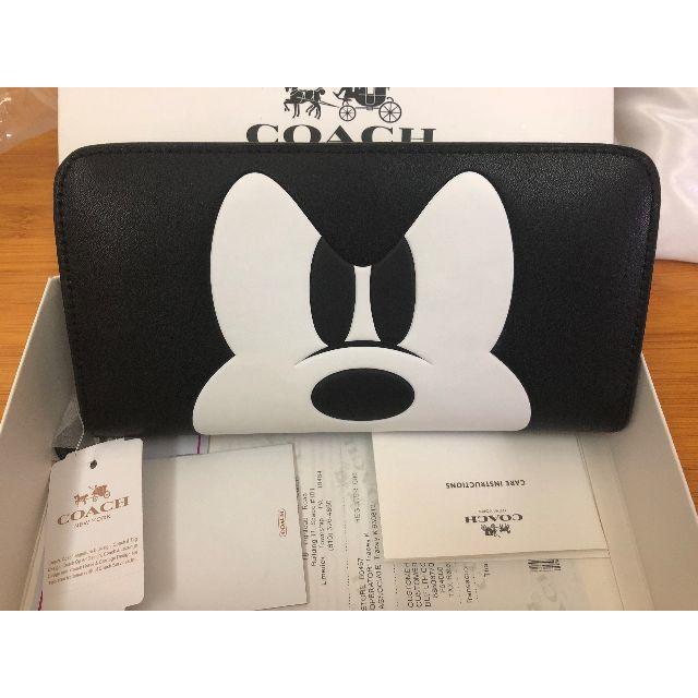 COACH 長財布 アウトレット商品　ミッキー　怒り顔