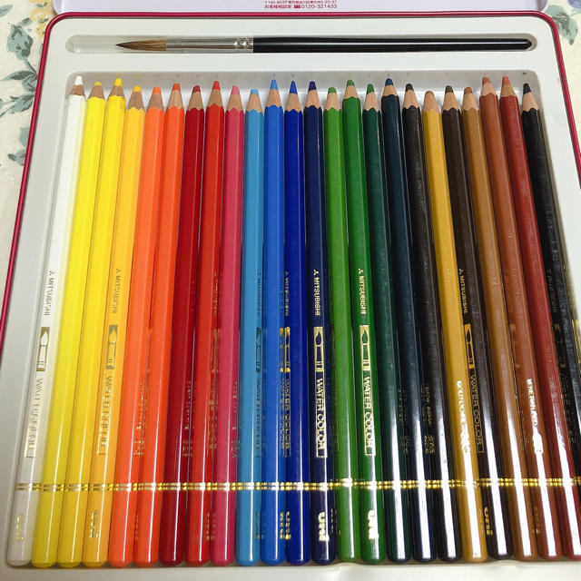 水彩色鉛筆 24色 エンタメ/ホビーのアート用品(色鉛筆)の商品写真