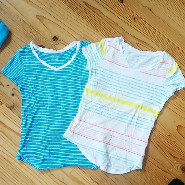 Old Navy(オールドネイビー)のガールズOLD NAVY半そで130 キッズ/ベビー/マタニティのキッズ服女の子用(90cm~)(Tシャツ/カットソー)の商品写真