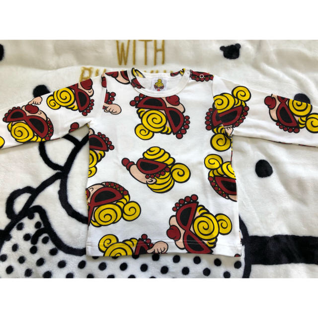 HYSTERIC MINI(ヒステリックミニ)の【専用】HYSTERIC MINI ヒステリックミニ フェイス ロンT キッズ/ベビー/マタニティのベビー服(~85cm)(シャツ/カットソー)の商品写真