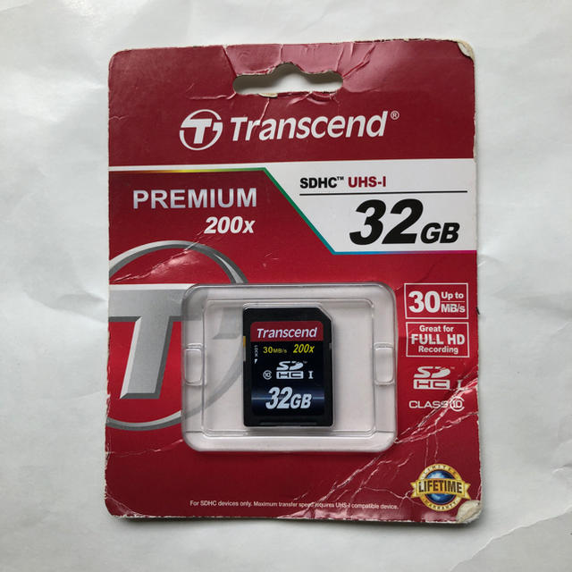 Transcend(トランセンド)の【ガチャピンさん専用】SD HC  UHS-1   32GB スマホ/家電/カメラのPC/タブレット(PC周辺機器)の商品写真