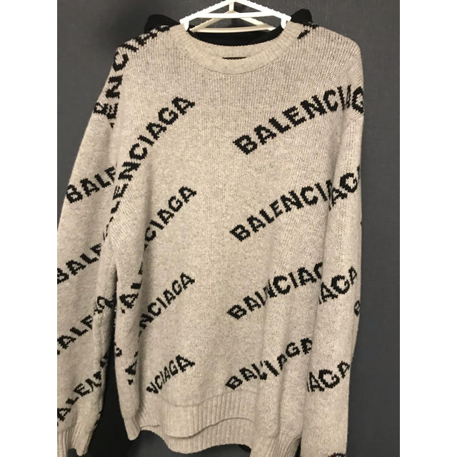 Balenciaga - 【最安値】balenciaga ロゴニット ロゴセーターの通販 by じっの｜バレンシアガならラクマ