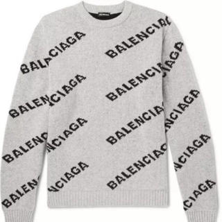 Balenciaga - 【最安値】balenciaga ロゴニット ロゴセーターの通販 by