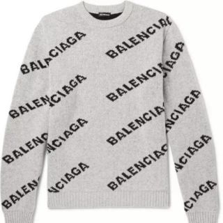 【最安値】balenciaga ロゴニット ロゴセーター