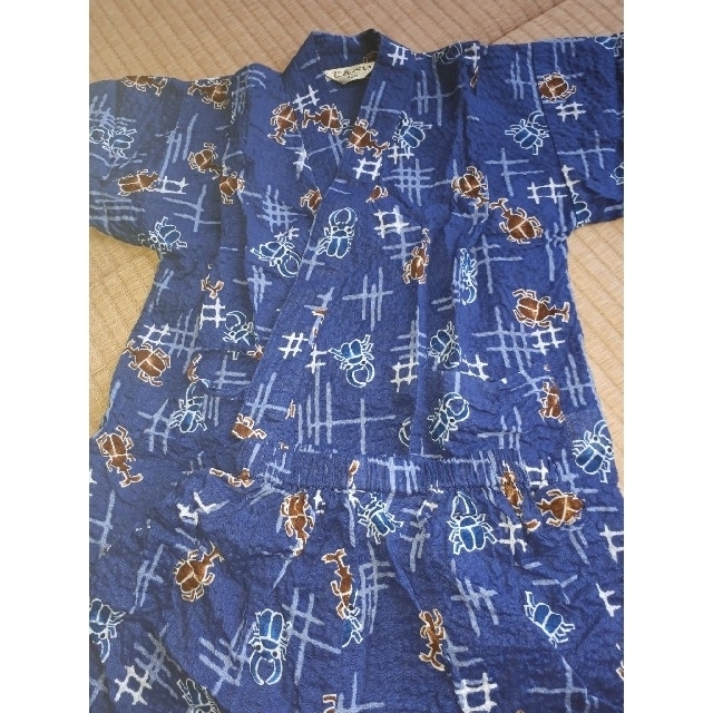 男の子甚平120サイズ キッズ/ベビー/マタニティのキッズ服男の子用(90cm~)(甚平/浴衣)の商品写真