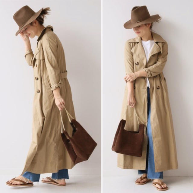 DEUXIEME CLASSE(ドゥーズィエムクラス)の新品⭐️ドゥーズィエムクラス LONG TRENCH COAT トレンチコート レディースのジャケット/アウター(トレンチコート)の商品写真