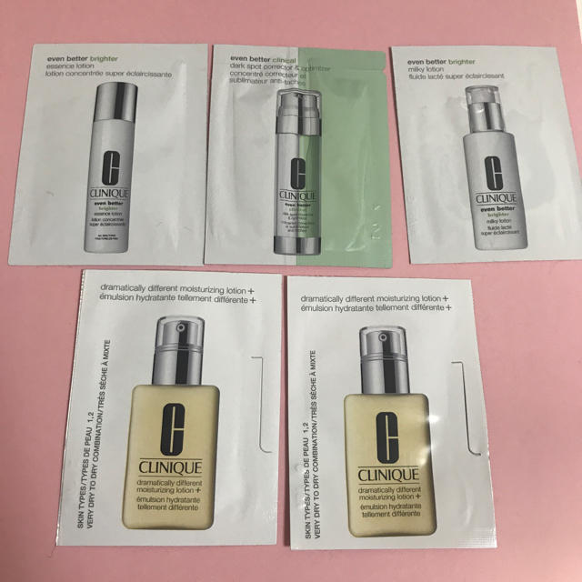 CLINIQUE(クリニーク)のクリニーク 試供品 コスメ/美容のキット/セット(サンプル/トライアルキット)の商品写真