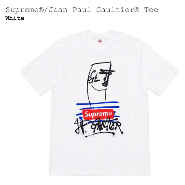 S Supreme Jean Paul Gaultier Tee WHITE