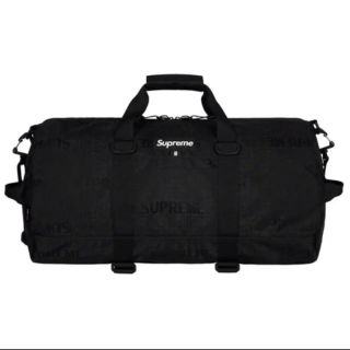 シュプリーム(Supreme)のSupreme 2019ss Duffle Bag 黒(ボストンバッグ)